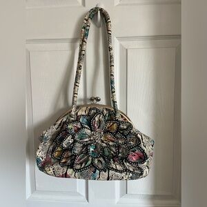 Pocketbook splash paint large flower on front